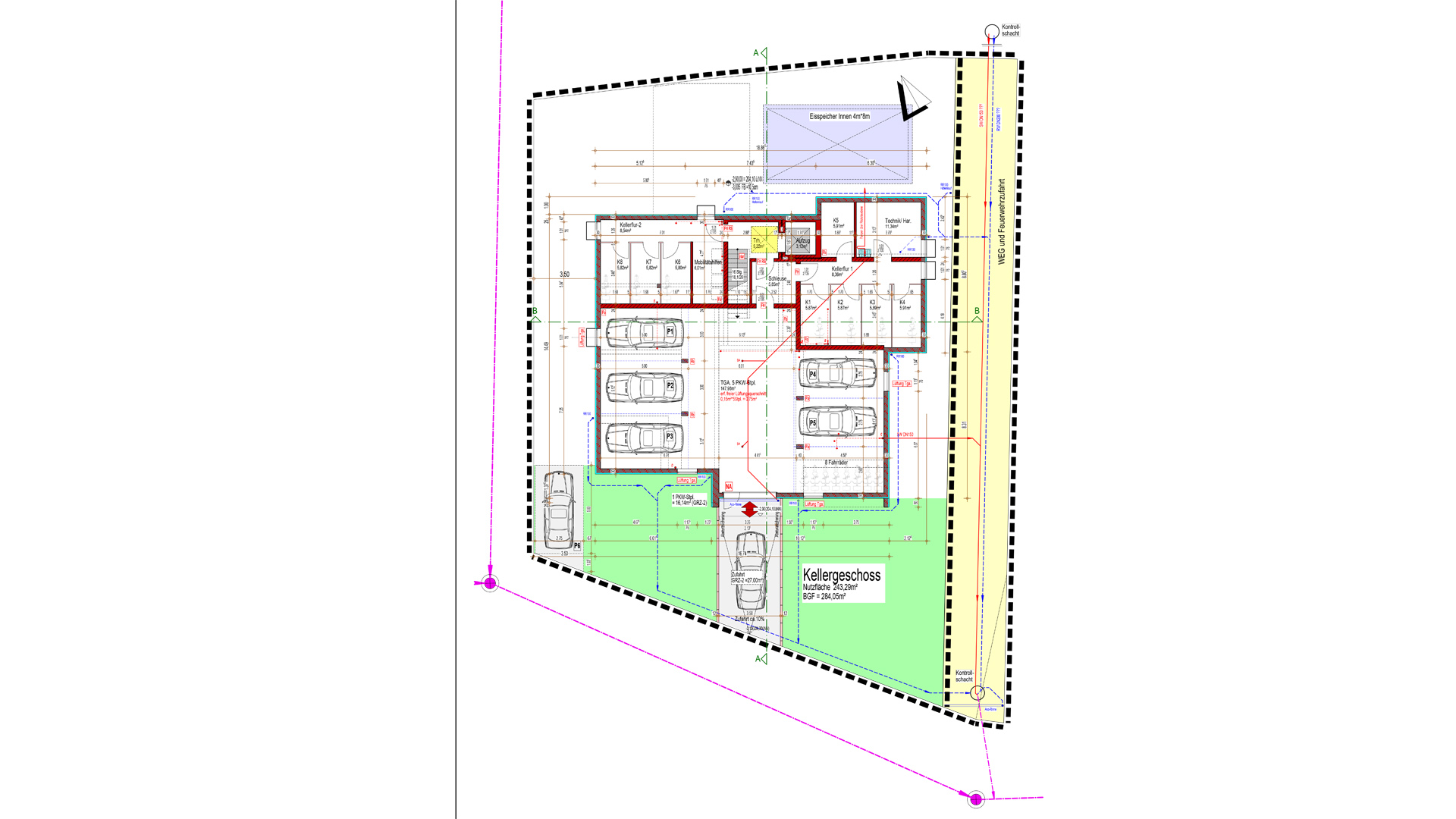Morsbach: Exklusive Wohnungen (68 m² und 82 m²) neu und barrierefrei ,  Tiefgarage mit Kellerräumen und Aufzug